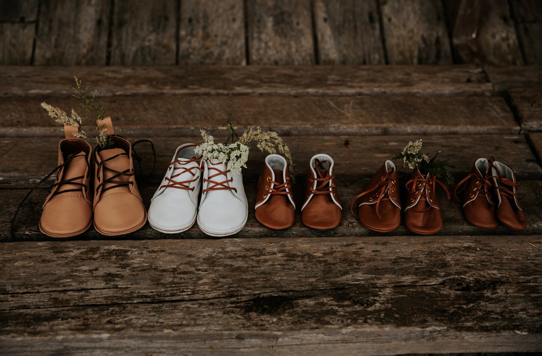 Handmade leather shoes and accessories for babies and children Lark